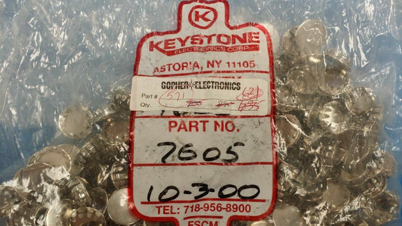 (10 PCS) KEYSTONE 7605 PLUG HOLE .750