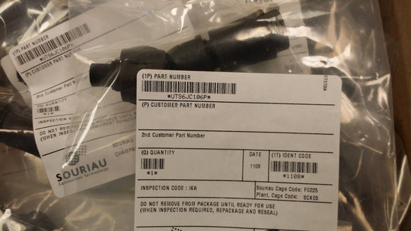 (1 PC) UTS6JC106P Souriau CONN PLUG HSNG MALE 6POS INLINE ROHS