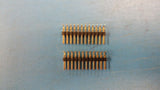 (2 PCS) TSW-114-08-G-D-RA SAMTEC Conn Unshrouded Header 28 POS 2.54mm Solder RA
