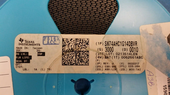 (100) SN74AHC1G14DBVR TI Inverter Schmitt Trigger 1-Element CMOS 5Pin SOT-23 T/R