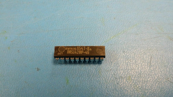 (2 PCS) IMS1420P-45 INMOS Standard SRAM, 4KX4, 45ns, CMOS, PDIP20