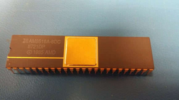 (1 PC) AM9516A-8DC AMD DMA Controller, 2 Channel(s), 8MHz, MOS, CDIP48