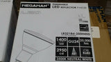 (1 PCS) MEGAMAN LR3218d-250H45D-GU24-3500K-120V 18Watt PAR38 Flood LED