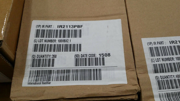 (2 PCS) IR2113PBF IR Half-Bridge Gate Driver IC Non-Inverting 14-DIP ROHS