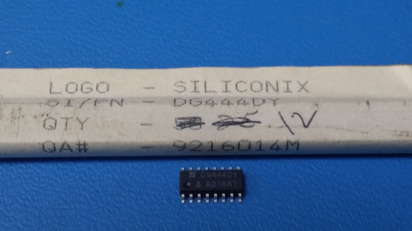 (1 PC) DG444DY SILICONIX 4 Circuit IC Switch 1:1 85Ohm 16-SOIC
