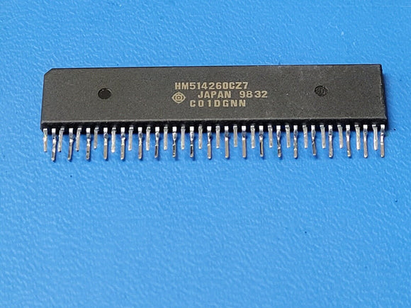 (2 PCS) HM514260CZ-7 HIT Fast Page DRAM, 256KX16, 70ns, CMOS, PZIP40