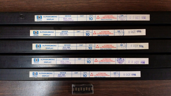 (1 PC) QDSP-2084 HEWLETT PACKARD 8 DIGIT ALPHANUMERIC DISPLAY