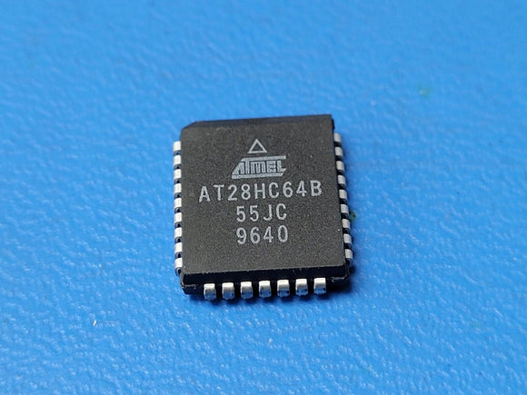 (2 PCS) AT28HC64B-55JC ATMEL EEPROM 8KX8 55ns Parallel CMOS PLCC32