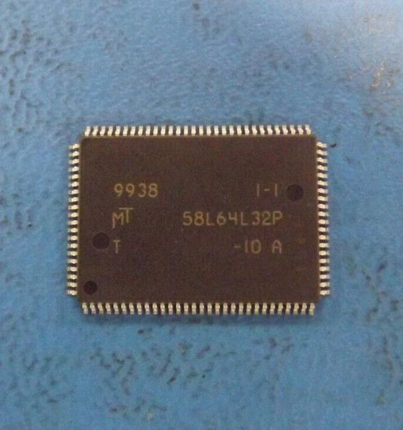 (1 PC) MT58L64L32PT-10 Cache SRAM, 64KX32, 5ns, CMOS, PQFP100