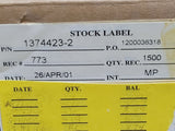 (5 PCS) 1374423-2 TYCO ELECTRONICS Plug Assy, SC, SM 1.6MM