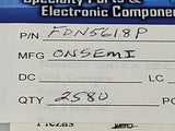 (50PC) FDN5618P ONSEMI P-Channel 60V 1.25A 500mW Surface Mount SOT-23-3