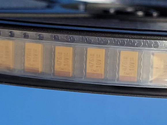 (10) B45194R2476M409 KEMET Cap, Solid Tantalum , 47uF, 10V, 20%, Case 2917 ROHS