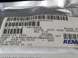 (10) B45194R2476M409 KEMET Cap, Solid Tantalum , 47uF, 10V, 20%, Case 2917 ROHS