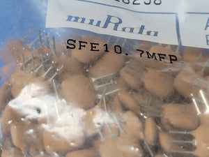 (10 PCS) SFE10.7MFP MURATA Ceramic Filter Bandpass 10.7 MHz 3-Pin