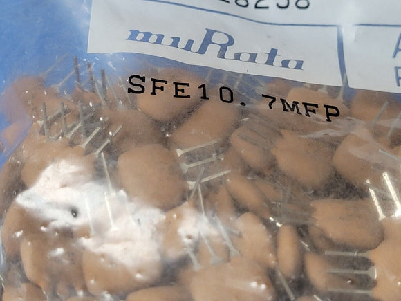 (10 PCS) SFE10.7MFP MURATA Ceramic Filter Bandpass 10.7 MHz 3-Pin