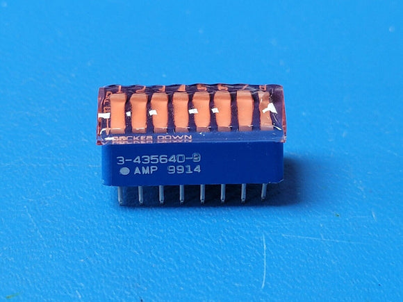 (2 PCS) 3-435640-9 TE SWITCH ROCKER DIP SPST 0.06A 5V