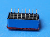 (2 PCS) 3-435640-9 TE SWITCH ROCKER DIP SPST 0.06A 5V