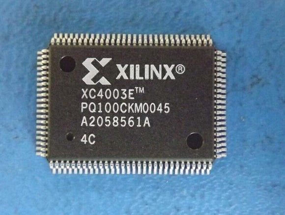(1PC) XC4003E-4PQ100C FPGA 3K Gates 238 Cells 0.35um Technology 5V PQFP100