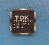 (1PC) 78Q2120-CGT TDK Ethernet Transceiver, 1-Trnsvr, BICMOS, PQFP80
