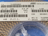 (25 PCS) TAJS685K004RNJ AVX CAP TANT 6.8UF 10% 4V 1206