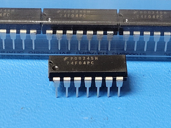 (10 PCS) 74F04PC FSC Inverter IC 6 Channel 14-DIP