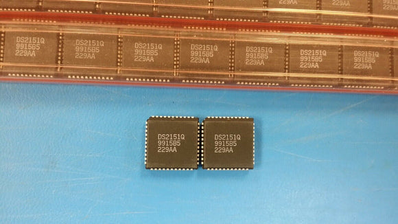 (2 PCS) DS2151Q DALLAS SEMICONDUCTOR DATACOM, FRAMER, PLCC44