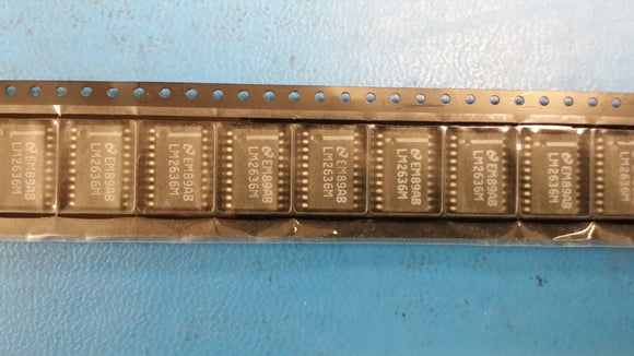 (10 PC) LM2636M NSC DC DC Cntrlr Single-OUT Sync Buck 4.5V to 5.5V Input SOIC-20