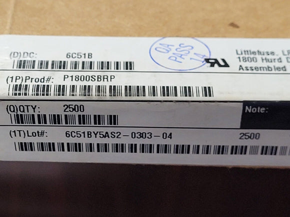 (10 PCS) P1800SBRP 170V Off-State 250 A Ipp TVS Thyristor DO-214AA, SMB