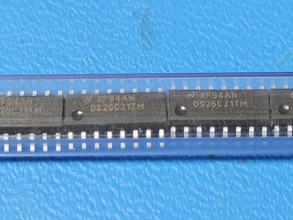 (10 PCS) DS26C31TM NSC 4/0 Driver RS422, RS485 16-SOIC