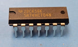 (5pcs) SN74HCT04N TI Inverter, HCT Series, 6-Func, 1-Input, CMOS, PDIP14