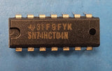 (5pcs) SN74HCT04N TI Inverter, HCT Series, 6-Func, 1-Input, CMOS, PDIP14