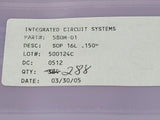 (1PC) ICS580M-01 ICS Clock Multiplexer, Zero Delay Buffer IC 2:2 270 MHz 16-SOIC