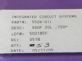 (1 PC) ICS552R-01I ICS Clock Generator, Multiplexer IC 200MHz 1 20-SSOP