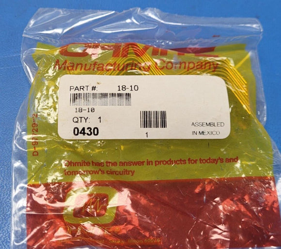 (10PCS) 18-10 OHMITE RESISTOR MOUNTING BRACKET PACKAGE OF 10