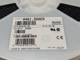 (10 PCS) 0461.500ER  Fuse, 0.5A Non-Resettable, Surface Mount, 600 V ROHS