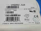 (50 PCS) 046002.5UR LITTELFUSE Surface Mount Fuses 125V 2.5A Slo-Blo ROHS