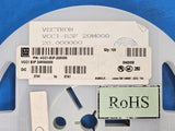 (3PCS) VCC1-B3F20M000 Crystal Oscillator 20MHz 3.3V 15pF 4-Pin CSMD