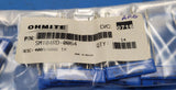(2pcs) SM104RD-0064 Ohmite Resistor 400M/400K 1%