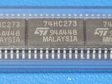 (10 PCS) M74HC273M1 STMICRO IC D Flip-Flop, 1-Func, 8Bit, CMOS SOIC20