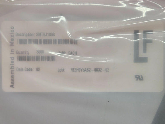 (10pcs) SMTBJ100B Silicon Surge Protector, 135V V(BO) Max, 30A, DO-214AA