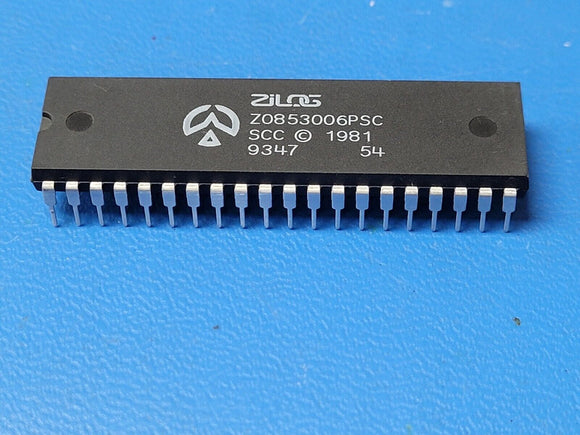 (1) Z0853006PSC ZILOG Serial I/O Controller 2 Channels 0.25MBps 6MHz CMOS PDIP40