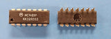 (4PCS) MC1489P MOTOROLA Line Receiver, 4 Func, 4 Rcvr, BIPolar, PDIP14