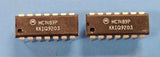 (4PCS) MC1489P MOTOROLA Line Receiver, 4 Func, 4 Rcvr, BIPolar, PDIP14