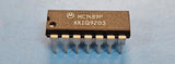 (4PCS) MC1489P MOTOROLA Line Receiver, 4 Func, 4 Rcvr, BIPolar, PDIP14