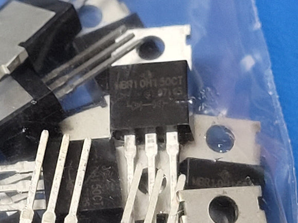 (15 PCS) MBR10H150CT-E3/45 VISHAY DIODE ARR SCHOTT 150V 5A TO220-3 ROHS
