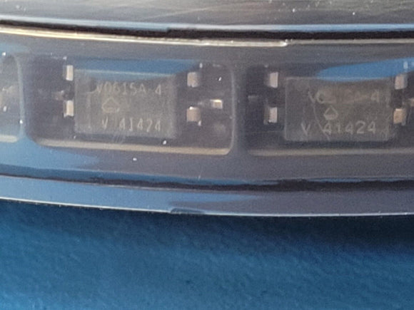 (10 PCS) VO615A-4X017T VISHAY OPTOISOLATR 5KV TRANSISTOR 4-DIP SMD ROHS