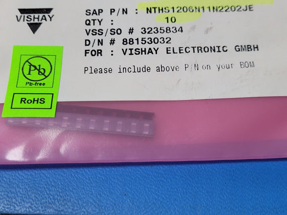 (2 PCS) NTHS1206N11N2202JE NTC Thermistor 22k 5% 1206 (3216 Metric)