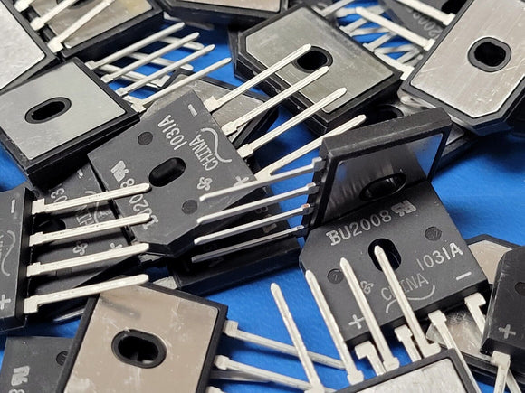 (2 PCS) BU2008-E3/45 VISHAY/GS Bridge Rectifiers 20 Amp 800 Volt ROHS