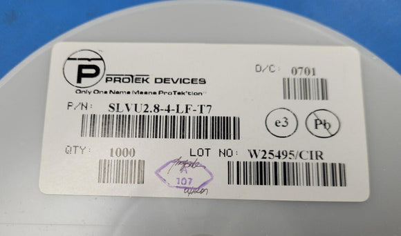 (10pcs) SLVU2.8-4-LF-T7 TVS Diode, 600W, 2.8V, Bidirectional, 4 Element, 8P-SOIC