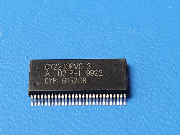 (1) CY2210PVC-3 Processor Specific Clock Generator, 133.33MHz, CMOS, SSOP56